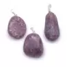 Pendentif Pierre roulée en Lepidolite - Les Merveilles de Lilou