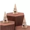 Bague « Lotus » réglable avec gemme Grenat & Rhodolite