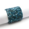 Bracelet à boules en Apatite Bleue - Les Merveilles de Lilou