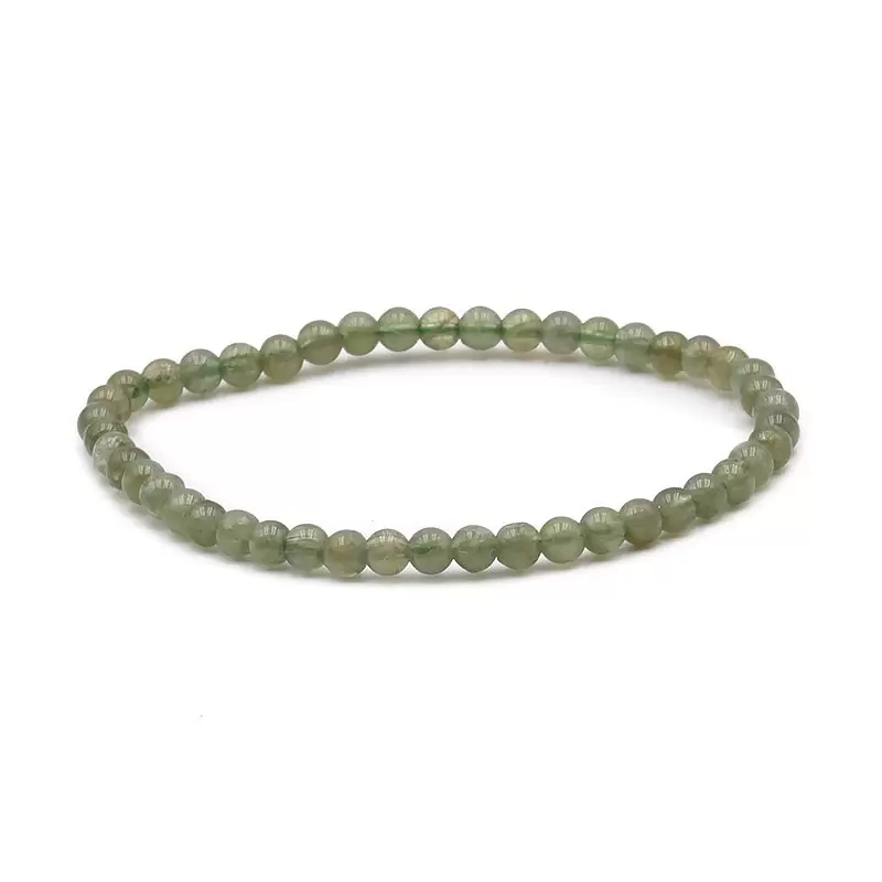 Bracelet à boules en Apatite Verte - Les Merveilles de Lilou