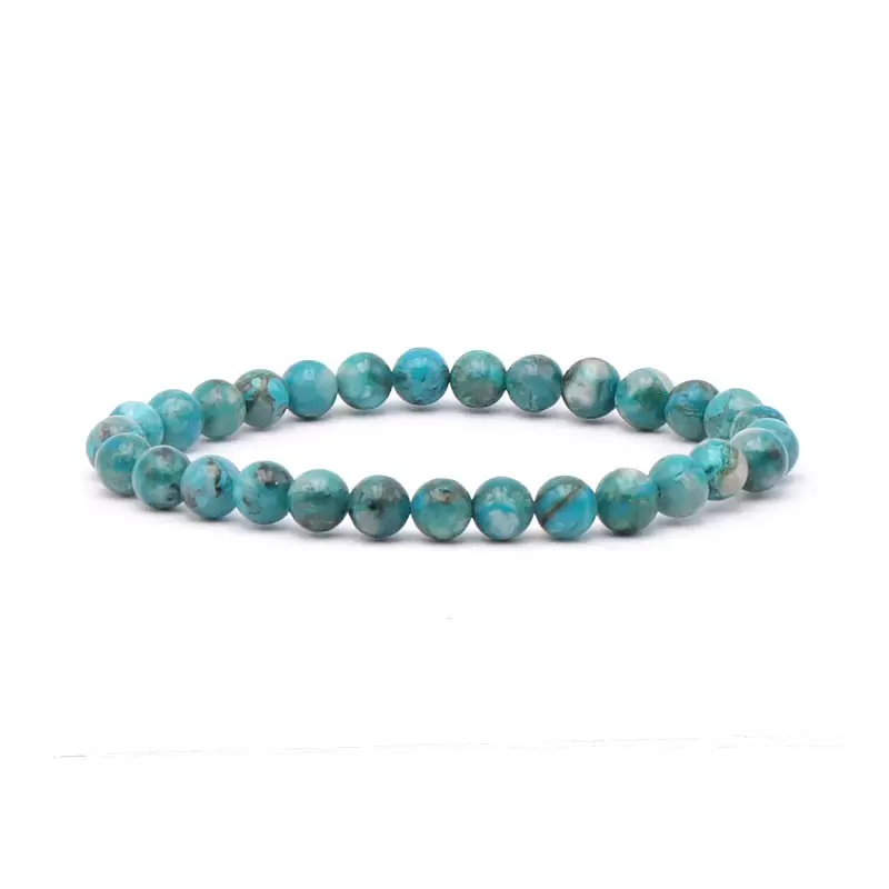 Bracelet à boules en Chrysocolle - Les Merveilles de Lilou