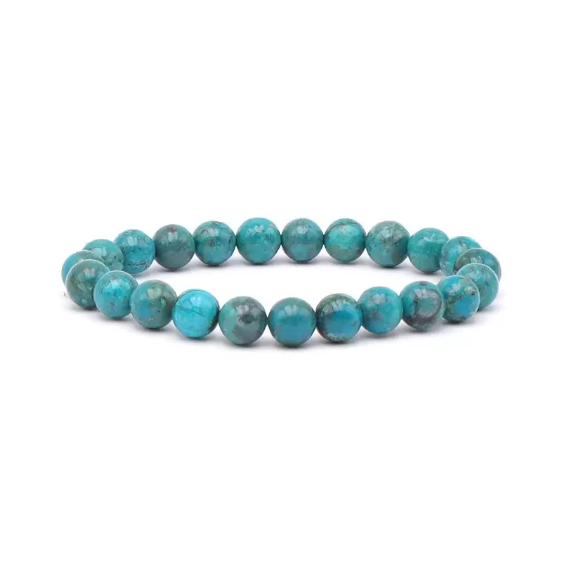 Bracelet à boules en Chrysocolle - Les Merveilles de Lilou