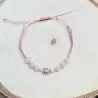 Bracelet « Stella » en Quartz rose - Les Merveilles de Lilou