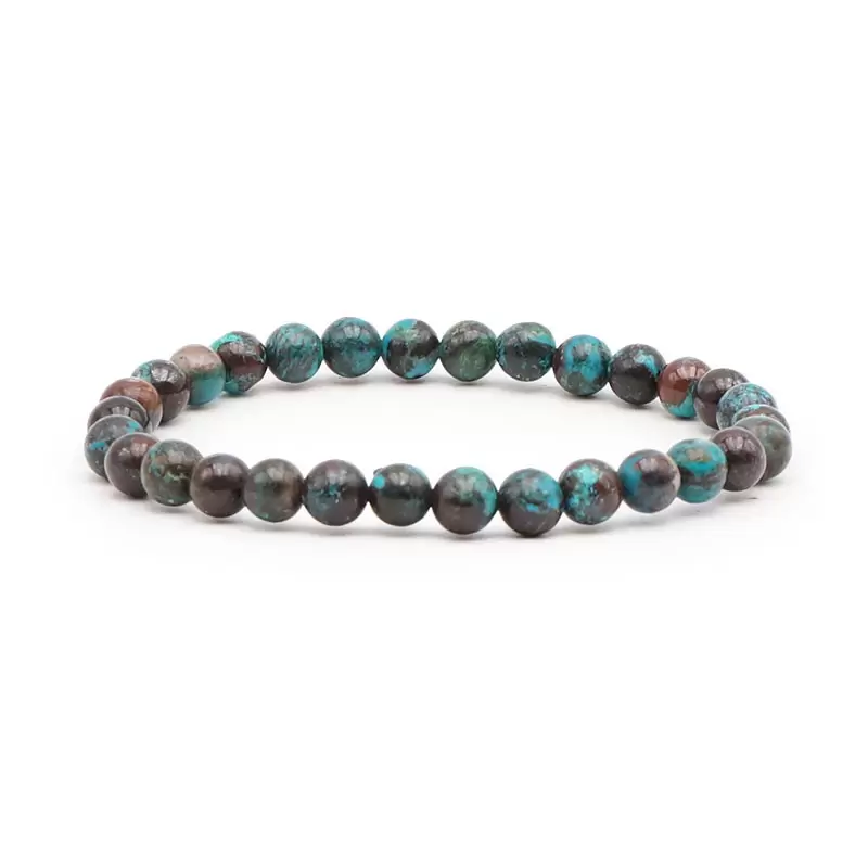 Bracelet à boules en Chrysocolle - Les Merveilles de Lilou