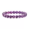 Bracelet à boules en Fluorite Violette - Les Merveilles de Lilou