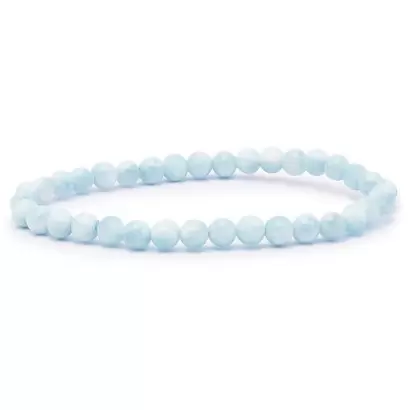 Bracelet à boules en Hemimorphite - Les Merveilles de Lilou