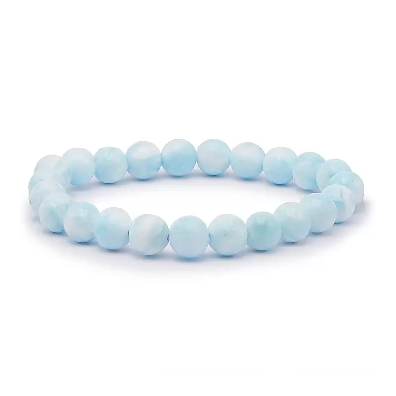 Bracelet à boules en Hemimorphite - Les Merveilles de Lilou Bracelet à boules en Hemimorphite - Les Merveilles de Lilou