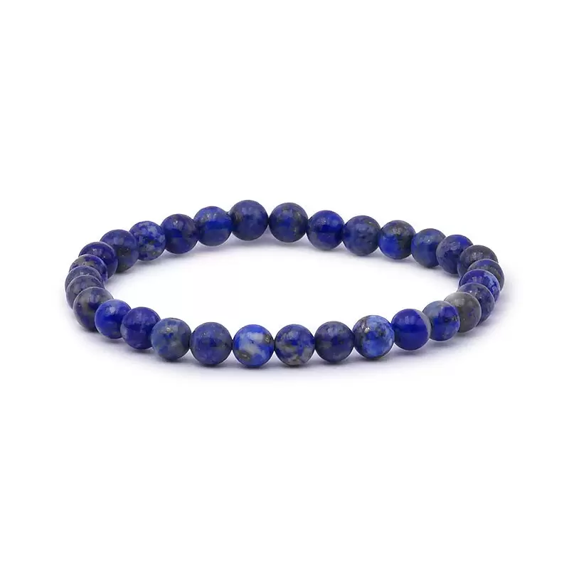 Bracelet à boules en Lapis Lazuli - Les Merveilles de Lilou