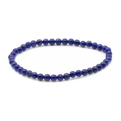 Bracelet à boules en Lapis Lazuli - Les Merveilles de Lilou