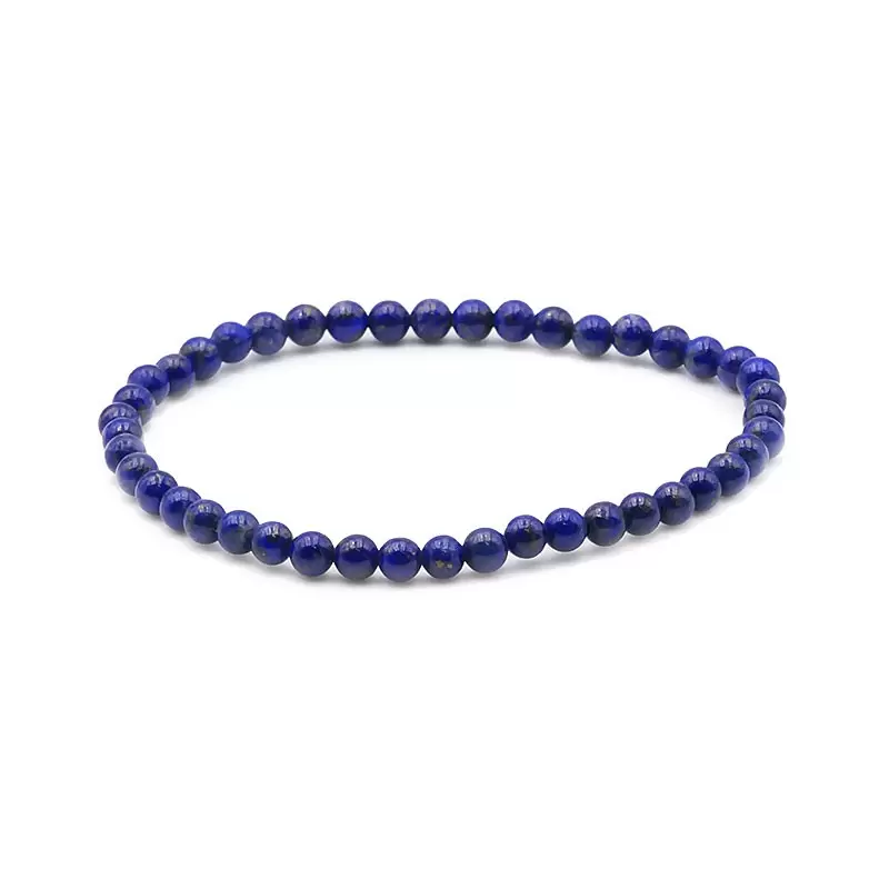 Bracelet à boules en Lapis Lazuli - Les Merveilles de Lilou