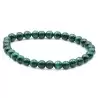 Bracelet à boules en Malachite - Les Merveilles de Lilou