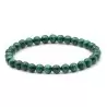 Bracelet à boules en Malachite Foncee - Les Merveilles de Lilou