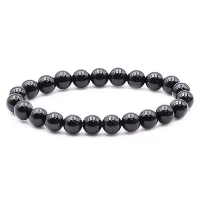 Bracelet à boules en Onyx - Les Merveilles de Lilou