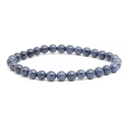 Bracelet à boules en Saphir Bleu - Les Merveilles de Lilou