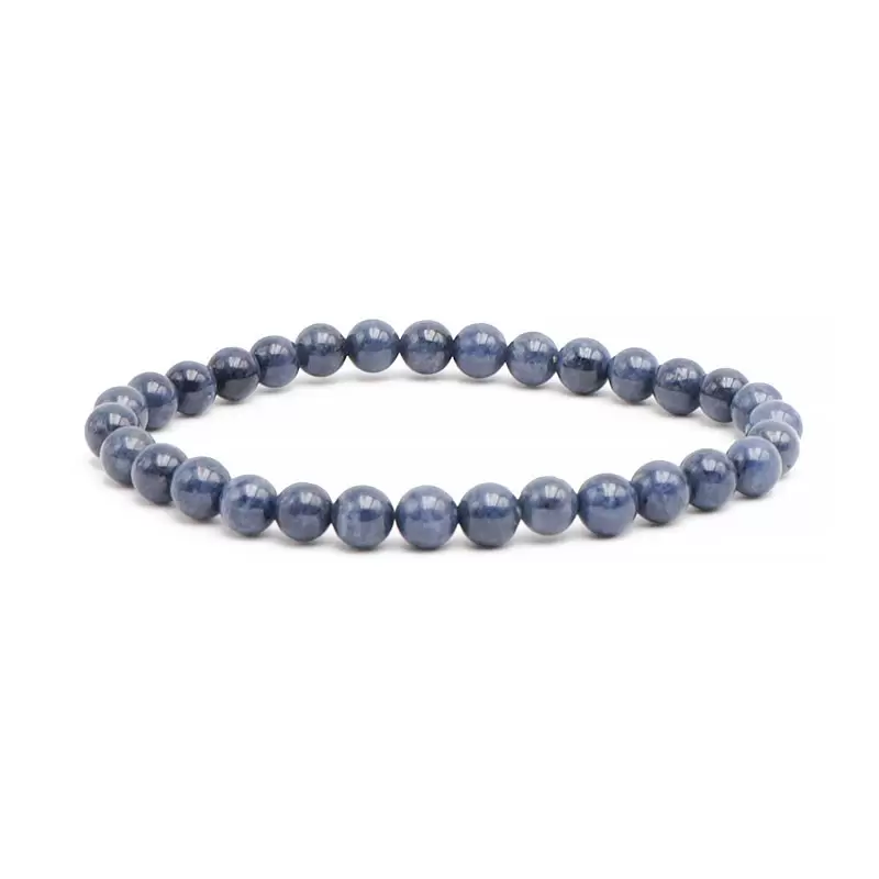 Bracelet à boules en Saphir Bleu - Les Merveilles de Lilou