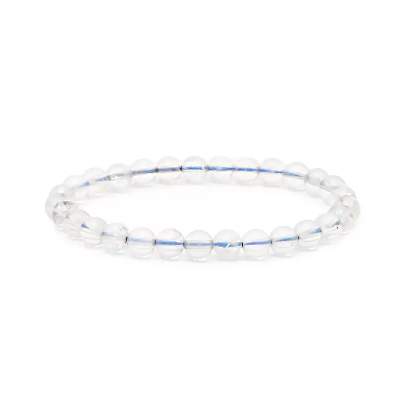 Bracelet à boules en Topaze Bleue - Les Merveilles de Lilou