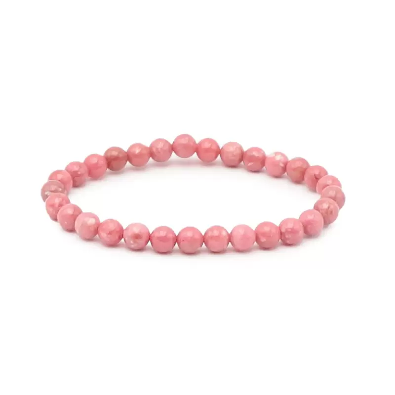 Bracelet à boules en Thulite - Les Merveilles de Lilou