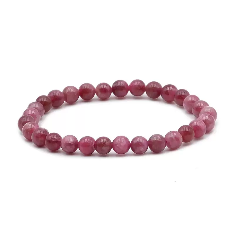 Bracelet à boules en Tourmaline Rose - Les Merveilles de Lilou