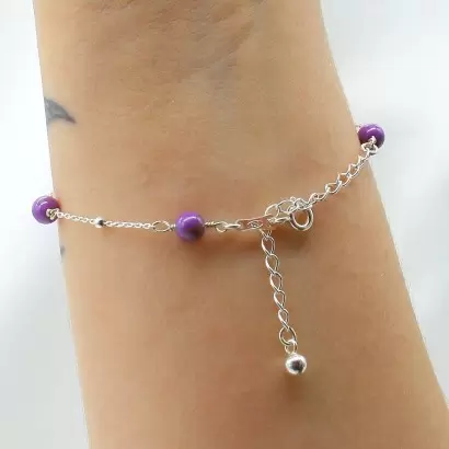 Bracelet « Mila » en Phosphosidérite - Les Merveilles de Lilou