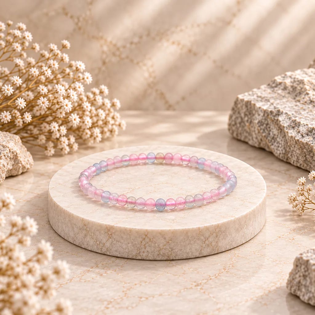 Bracelet à boules en Béryls · 4 mm · Brésil · Grade AA