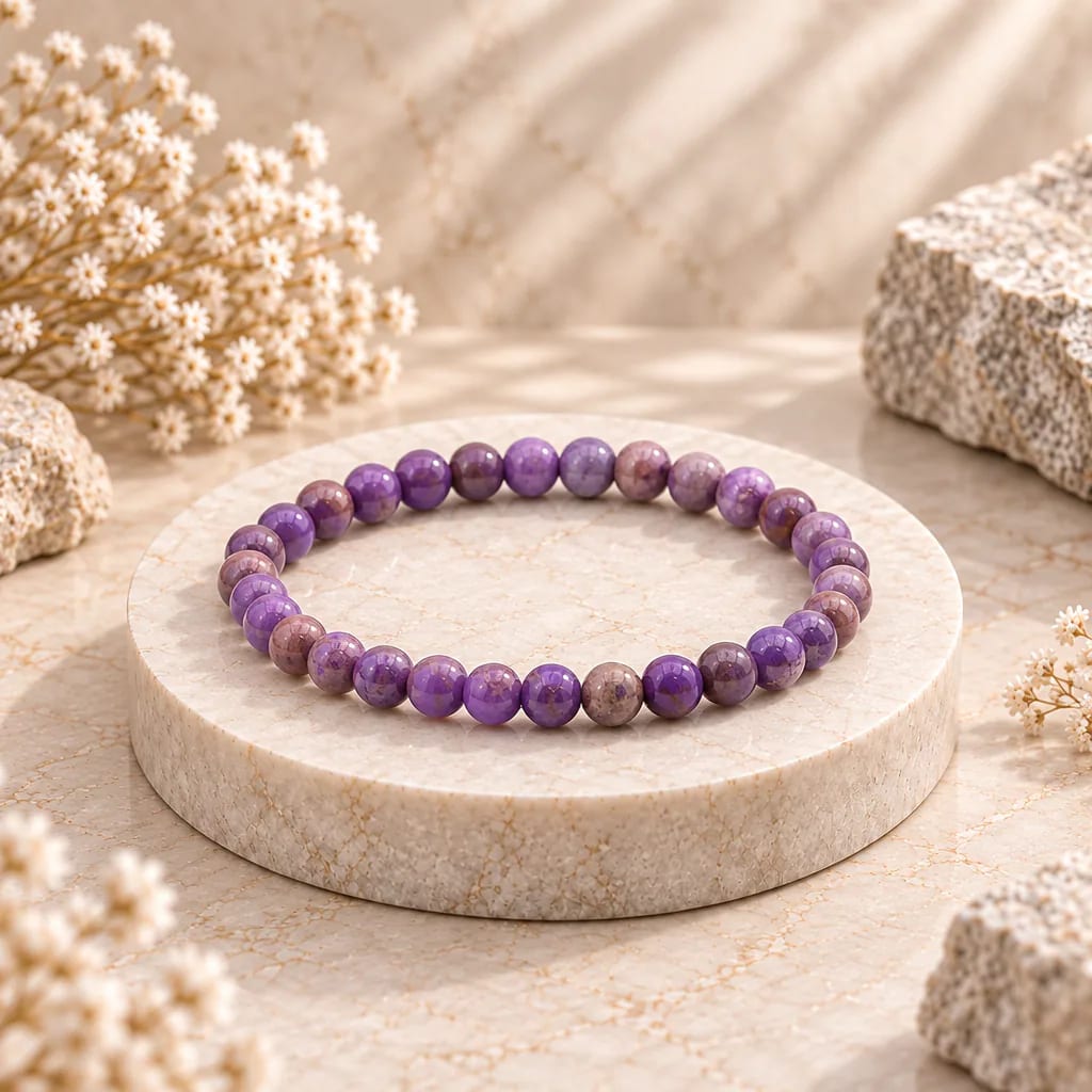Bracelet à boules en Phosphosidérite · 6 mm · Brésil · Grade A
