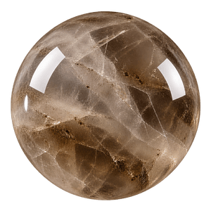 Cristal de roche « fumé »