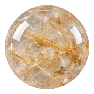 Cristal de roche « inclusion rutile »