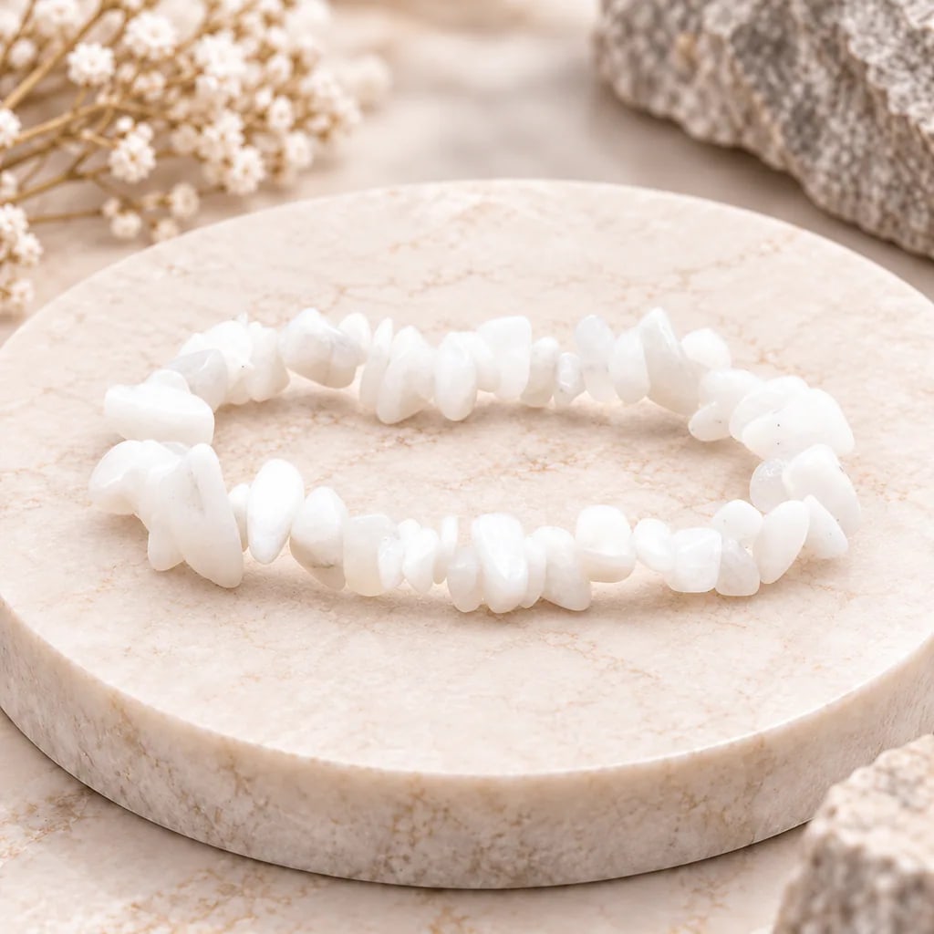 Bracelet baroque en péristérite d’Inde · Grade A, vue 1