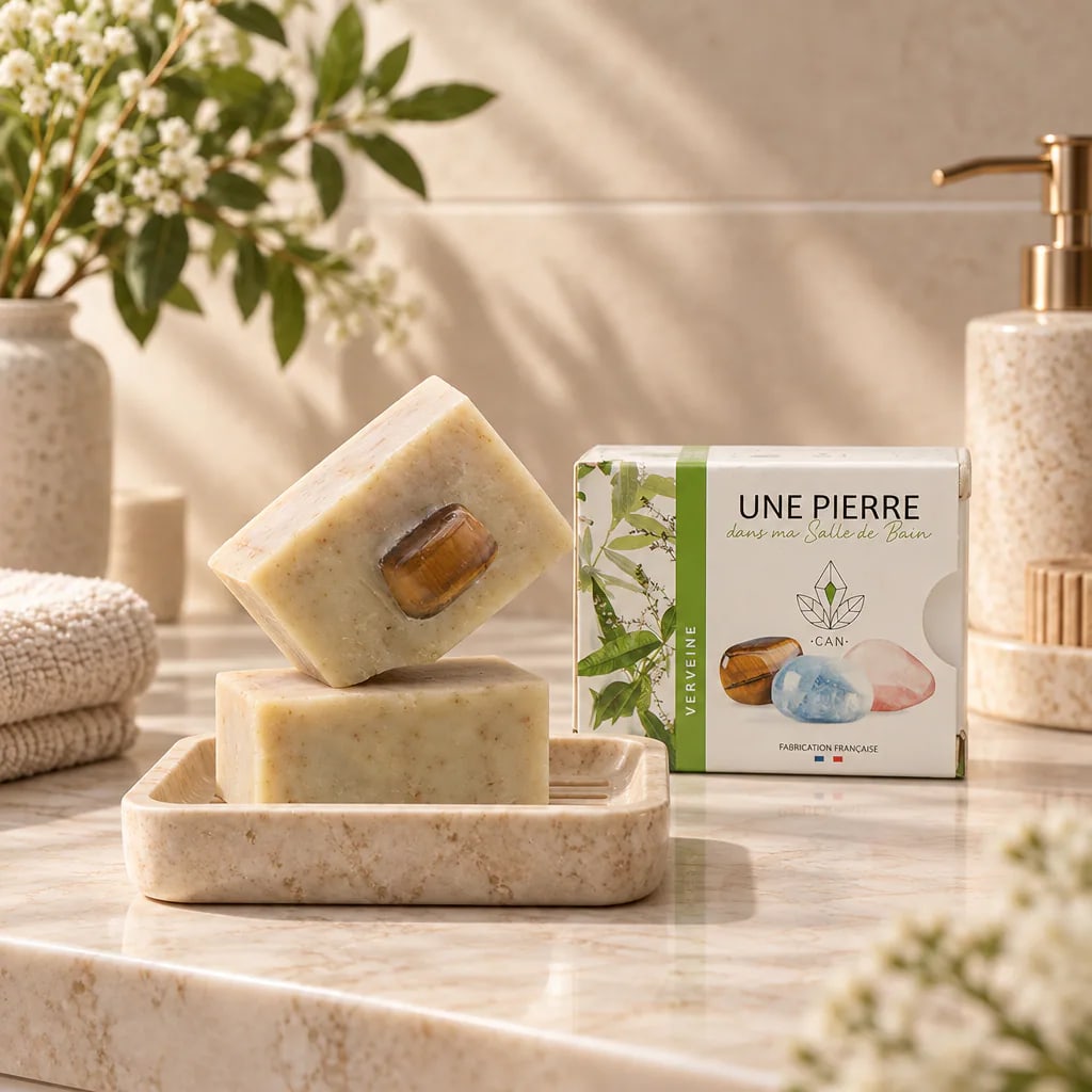 Savon 100% naturel · Parfum VERVEINE · Grade A, vue 1
