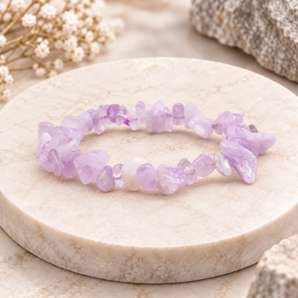 Bracelet baroque en améthyste lavande du Brésil · Grade A, vue 1