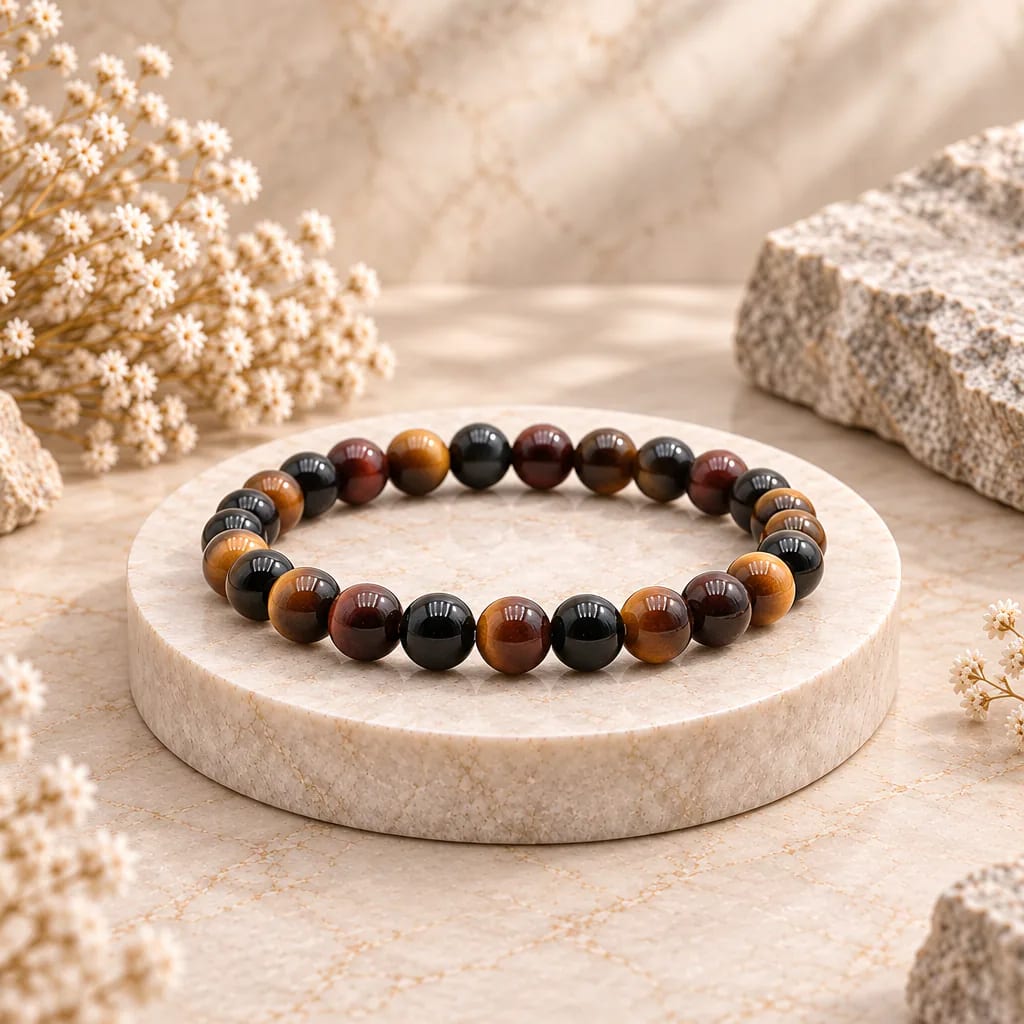 Bracelet à boules en Oeil multiple · 6 mm · Afrique du Sud · Grade A+