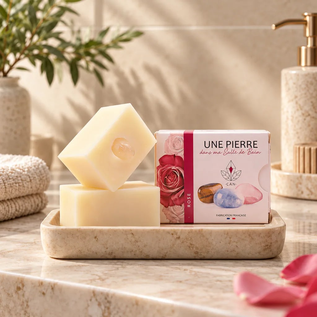 Savon 100% naturel · Parfum ROSE · Grade A, vue 1