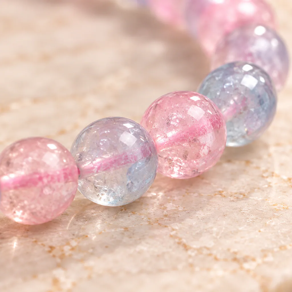 Bracelet à boules en Béryls · 4 mm · Brésil · Grade AA — vue studio 3
