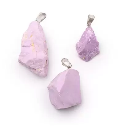 Pendentif Pierre brute en Phosphosidérite - Les Merveilles de