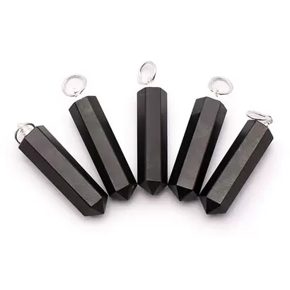 Pendentif Pointe en Onyx - Les Merveilles de Lilou