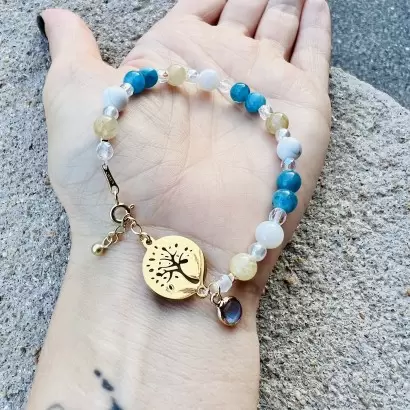 Bracelet Sophie "Détox & Minceur" en Plaqué or - Les Merveilles