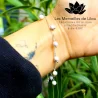Bracelet Léna en Howlite blanche & Argent 925 - Les Merveilles