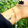 Bracelet Léna en Howlite blanche & Argent 925 - Les Merveilles