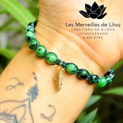 Bracelet Wendy en Rubis zoisite - Les Merveilles de Lilou