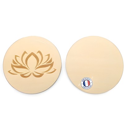Plaque de rechargement en bois « Fleur de lotus » - Les