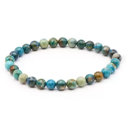 Bracelet à boules en Chrysocolle - Les Merveilles de Lilou