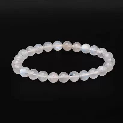 Bracelet à boules en Peristerite - Les Merveilles de Lilou