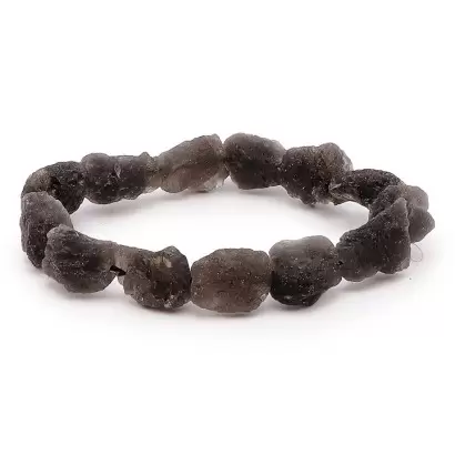 Bracelet à pierre(s) brute(s) en Tectite - Les Merveilles de