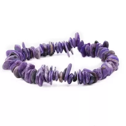 Bracelet baroque en Charoïte - Les Merveilles de Lilou