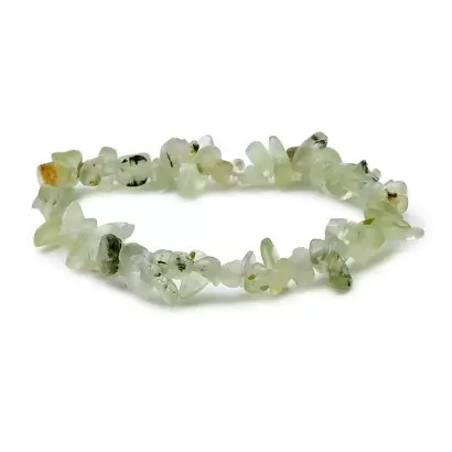 Bracelet baroque en Prehnite - Les Merveilles de Lilou