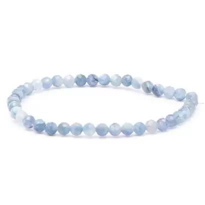 Bracelet facetté en Cyanite Bleue - Les Merveilles de Lilou