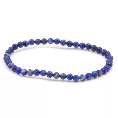 Bracelet facetté en Lapis Lazuli - Les Merveilles de Lilou